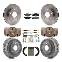 Load image into Gallery viewer, Front Rear Disc Brake Rotors Ceramic Pads And Drum Kit (9Pc) For GMC Jimmy