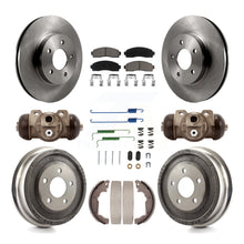 Charger l'image dans la galerie, Front Rear Disc Brake Rotors Ceramic Pad Drum Kit (9Pc) For Saturn Vue Chevrolet