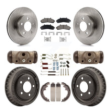 Charger l&#39;image dans la galerie, Front Rear Brake Rotors Ceramic Pad &amp; Drum Kit (9Pc) For Ford Ranger Mazda B3000