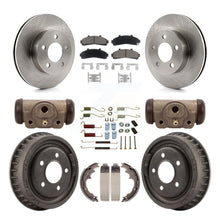 Charger l'image dans la galerie, [Front+Rear] 01-02 Ford Ranger 4WD Premium OE Brake Rotor Drum Kit &amp; Ceramic Pads For Max Braking