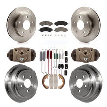 Charger l&#39;image dans la galerie, Front Rear Brake Rotors Ceramic Pad &amp; Drum Kit (9Pc) For Dakota Dodge Ram Raider