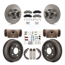 Charger l&#39;image dans la galerie, Front Rear Disc Brake Rotors Ceramic Pads And Drum Kit (9Pc) For Ford Ranger