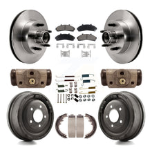 Charger l&#39;image dans la galerie, Front Rear Brake Rotors Ceramic Pad &amp; Drum Kit (9Pc) For Ford Ranger Mazda B2500