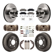 Charger l&#39;image dans la galerie, Front Rear Brake Rotors Ceramic Pad &amp; Drum Kit (9Pc) For Ford Ranger Mazda B2500