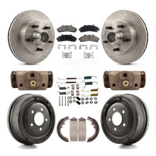 Charger l'image dans la galerie, Front Rear Disc Brake Rotors Ceramic Pads And Drum Kit (9Pc) For Mazda B4000