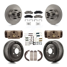 Load image into Gallery viewer, Front Rear Disc Brake Rotors Ceramic Pads And Drum Kit (9Pc) For Ford Ranger