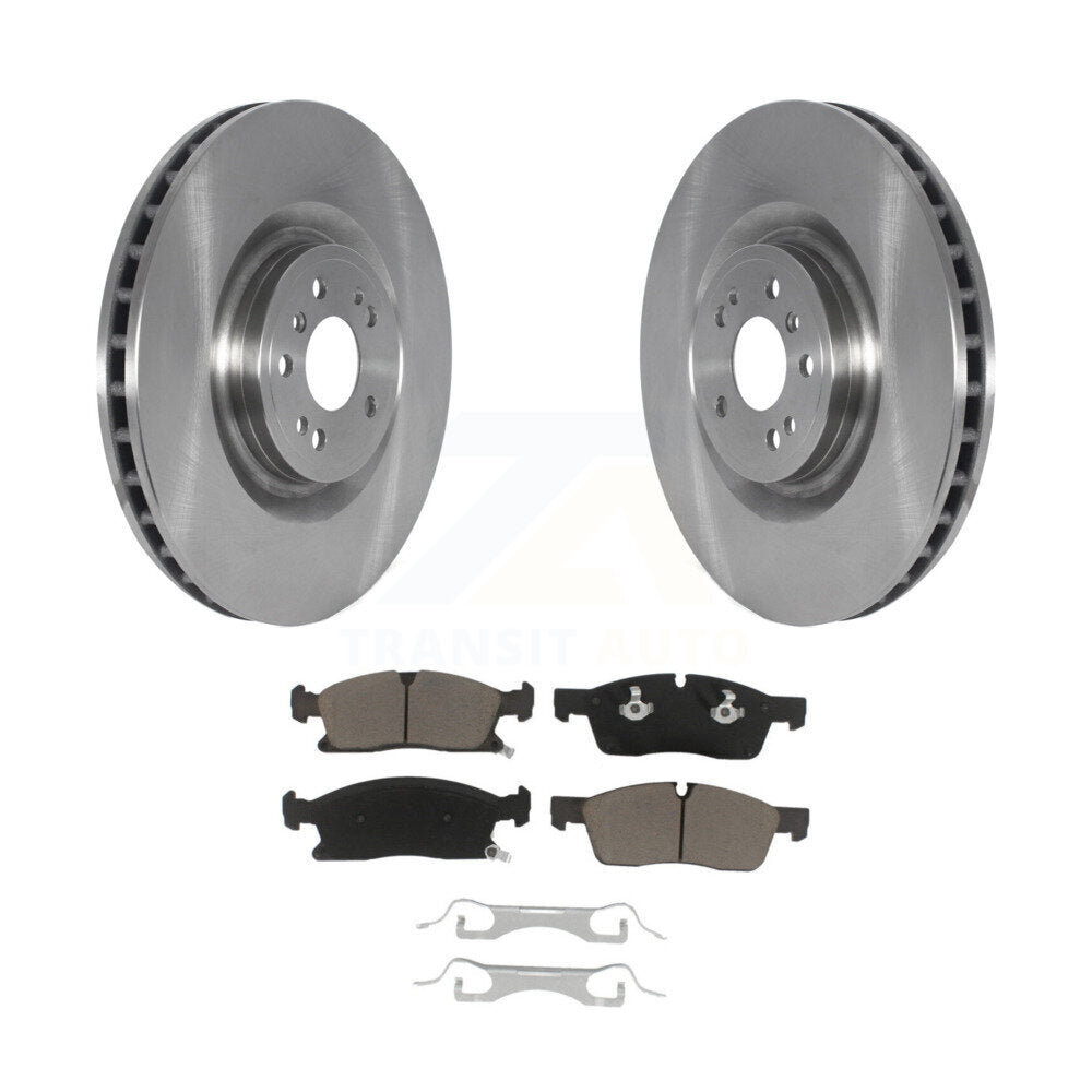 Front Brake Rotor And Ceramic Pad Kit For Mercedes-Benz ML350 GLS450 GL450 GL350