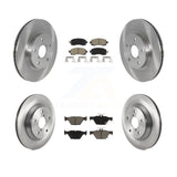 Front Rear Disc Brake Rotors And Ceramic Pads Kit For Subaru Forester