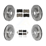 [Front+Rear] 2016 Tesla S From 04 Premium OE Brake Rotors & Ceramic Pads Kit For Max Braking