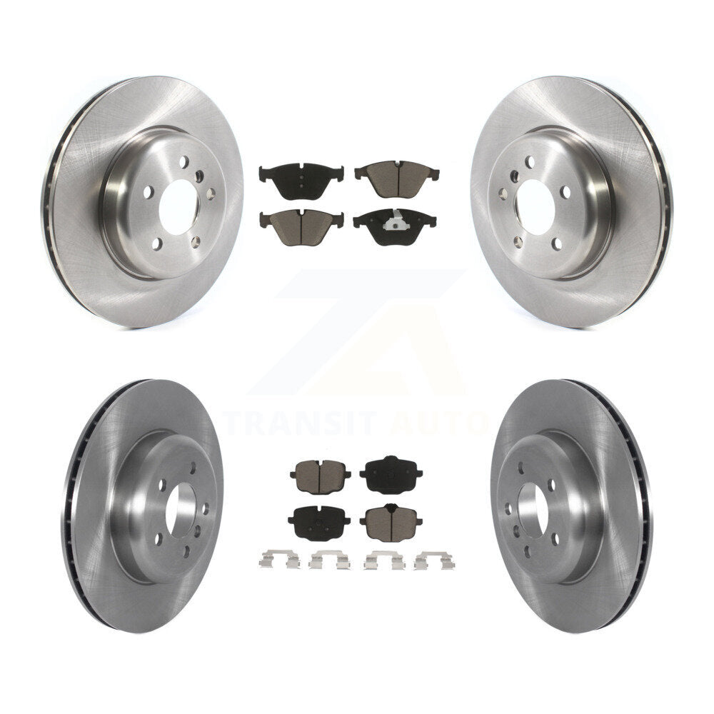 Front Rear Disc Brake Rotors Ceramic Pad Kit For BMW 535i 640i Gran Coupe xDrive