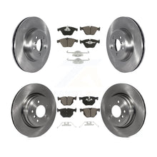Charger l'image dans la galerie, Front Rear Brake Rotor &amp; Ceramic Pad Kit For BMW 335i With Blue Painted Calipers