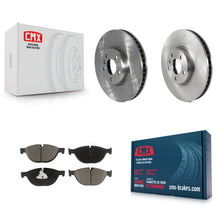 Charger l'image dans la galerie, Front Brake Rotors Ceramic Pad Kit For BMW 550i xDrive 650i 740Li 740i 535i GT 7