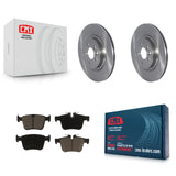 Rear Brake Rotors Ceramic Pad Kit For Land Rover Jaguar F-Pace Range Velar Sport