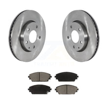 Charger l&#39;image dans la galerie, Front Disc Brake Rotors And Ceramic Pads Kit For Mazda 3