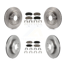Front Rear Disc Brake Rotors & Ceramic Pad Kit For Nissan Rogue Sport Qashqai SL