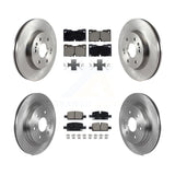 Front Rear Brake Rotor Ceramic Pad Kit For Cadillac Chevrolet Tahoe Escalade ESV