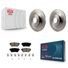 Charger l'image dans la galerie, Rear Brake Rotor And Ceramic Pad Kit For Mitsubishi Outlander Eclipse Cross PHEV