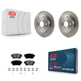 Rear Brake Rotors Ceramic Pad Kit For Toyota Corolla With Electric Parking