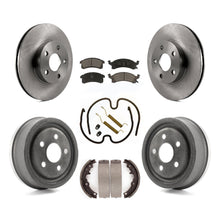 Load image into Gallery viewer, Front Rear Disc Brake Rotors Ceramic Pads And Drum Kit (7Pc) For Pontiac Sunfire