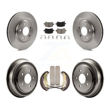 Load image into Gallery viewer, Front Rear Disc Brake Rotors Ceramic Pads And Drum Kit For Chevrolet Malibu