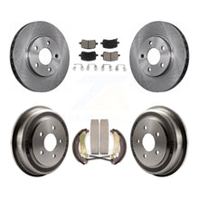 Charger l'image dans la galerie, Front Rear Disc Brake Rotors Ceramic Pads And Drum Kit For Chevrolet Malibu