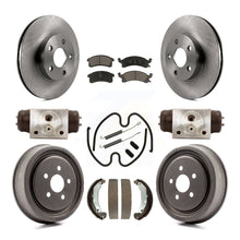 Charger l'image dans la galerie, Front Rear Brake Rotor Ceramic Pad Drum Kit (9Pc) For Chevrolet Cavalier Pontiac