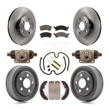 Load image into Gallery viewer, Front Rear Disc Brake Rotors Ceramic Pads And Drum Kit (9Pc) For Pontiac Sunfire
