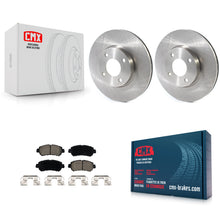 Charger l'image dans la galerie, Front Disc Brake Rotors And Ceramic Pads Kit For Nissan Kicks Versa K8C-103085