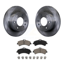 Charger l&#39;image dans la galerie, Rear Brake Rotor Ceramic Pad Kit For Freightliner Sprinter 3500 With Solid