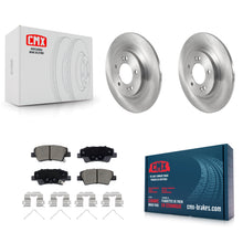 Load image into Gallery viewer, Rear Brake Rotor And Ceramic Pad Kit For Kia Cadenza With Electric Parking