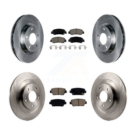 Front Rear Disc Brake Rotors And Ceramic Pads Kit For Mitsubishi Eclipse Cross