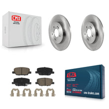 Charger l'image dans la galerie, Rear Brake Rotor And Ceramic Pad Kit For Hyundai Santa Fe Palisade Kia Telluride