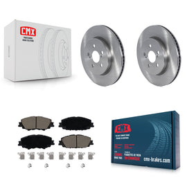 Front Disc Brake Rotors And Ceramic Pads Kit For Toyota Corolla Prius Prime