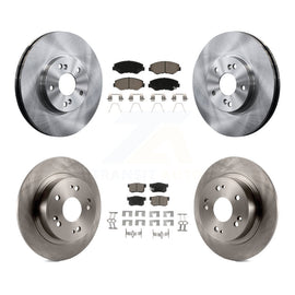 [Front+Rear] 2005 Honda Accord Hybrid with 3.0L Premium OE Brake Rotors & Ceramic Pads Kit For Max Braking