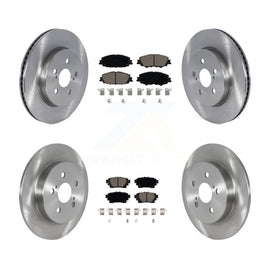 Front Rear Disc Brake Rotors And Ceramic Pads Kit For Toyota Corolla K8C-103139