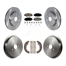 Load image into Gallery viewer, Front Rear Disc Brake Rotors Ceramic Pad &amp; Drum Kit For 2019 Toyota Corolla 2.0L