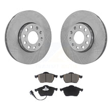 Charger l&#39;image dans la galerie, Front Disc Brake Rotors And Ceramic Pads Kit For Audi A6 Quattro 100