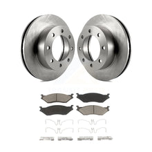 Load image into Gallery viewer, Front Brake Rotors &amp; Ceramic Pad Kit For Ford F-450 Super Duty With 8 Lug Wheels