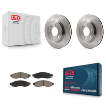 Load image into Gallery viewer, [Front] 2007 Nissan TITAN From 04 07 Premium OE Brake Rotors &amp; Ceramic Pads Kit For Max Braking