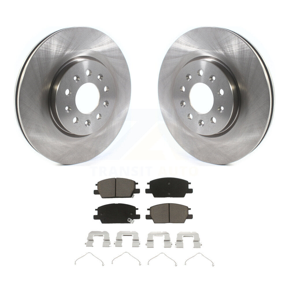 Front Brake Rotor & Ceramic Pad Kit For 2020 Buick Regal Sportback FWD with 2.0L