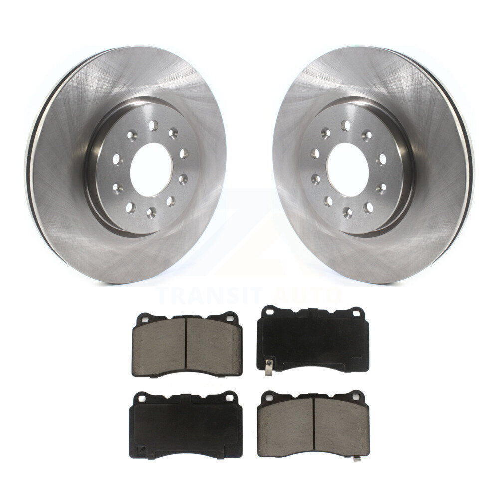 Front Disc Brake Rotors And Ceramic Pads Kit For 2020 Buick Regal Sportback 3.6L