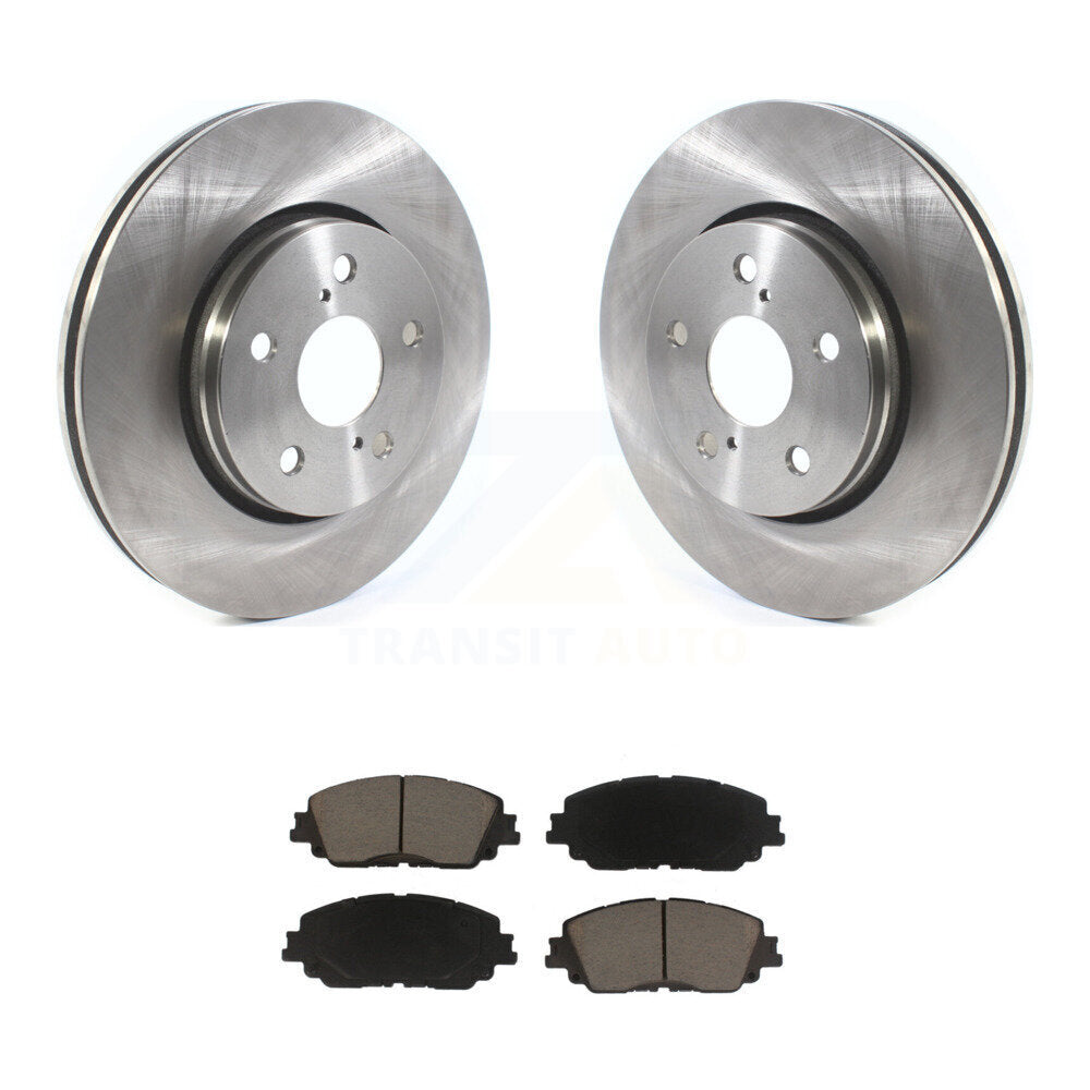 Front Brake Rotor Ceramic Pad Kit For Toyota C-HR Vehicles Manufactured In Japan