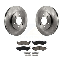 Charger l&#39;image dans la galerie, Front Disc Brake Rotors Ceramic Pad Kit For 2002 Lincoln Navigator From 03 19 02