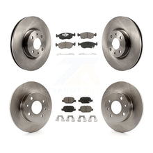 Load image into Gallery viewer, Front Rear Disc Brake Rotors And Ceramic Pads Kit For Fiat 500