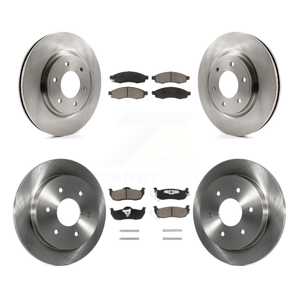 [Front+Rear] 2007 Nissan TITAN From 04 07 Premium OE Brake Kit & Ceramic Pads For Max Braking