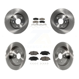 Front Rear Disc Brake Rotors And Ceramic Pads Kit For Honda CR-V