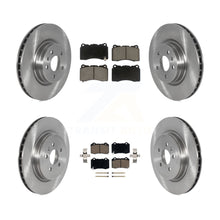 Charger l'image dans la galerie, Front Rear Disc Brake Rotor &amp; Ceramic Pad Kit For Tesla S X With Brembo Calipers