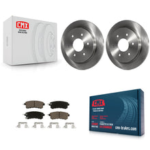 Load image into Gallery viewer, [Rear] 2017-2019 Nissan Armada With Solid Rotor Premium OE Brake Rotors &amp; Ceramic Pads Kit For Max Braking
