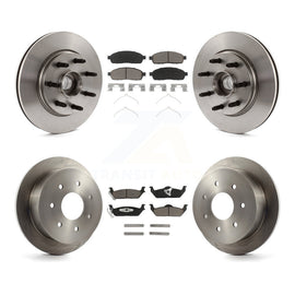 Front Rear Disc Brake Rotors And Ceramic Pads Kit For 2004 Ford F-150 RWD