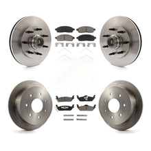 Charger l'image dans la galerie, Front Rear Disc Brake Rotors And Ceramic Pads Kit For 2004 Ford F-150 RWD